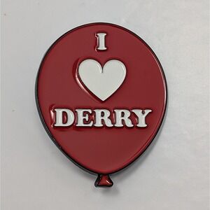 Funko Pop I Love Derry Enamel Pin Balloon Red Heart IT Movie Collectible 2019